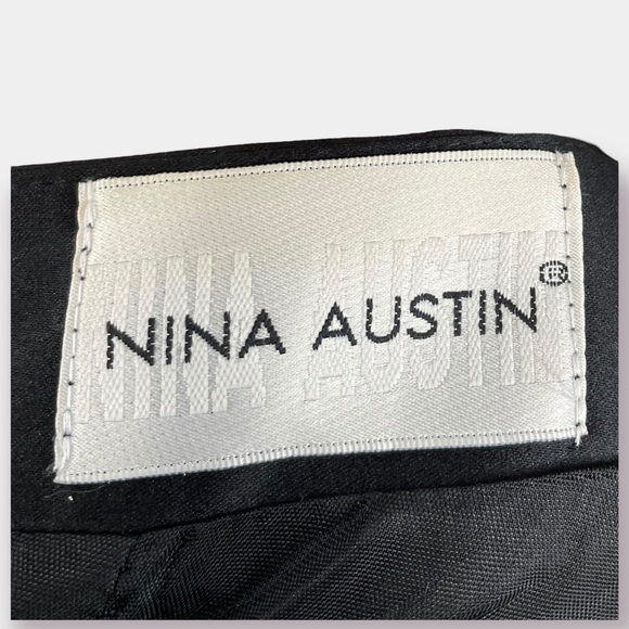 EUC Halter Sleeveless Party Formal Dress Black Cut Out Size 6 - Picture 7 of 10